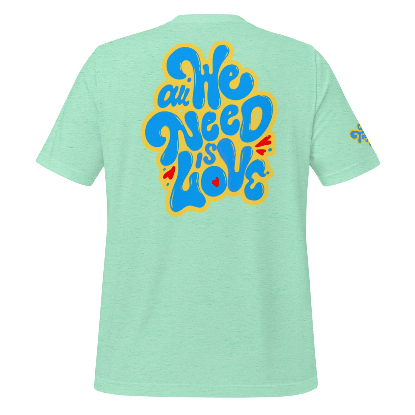 ONE LOVE Come Together ( yellow n blue) t-shirt