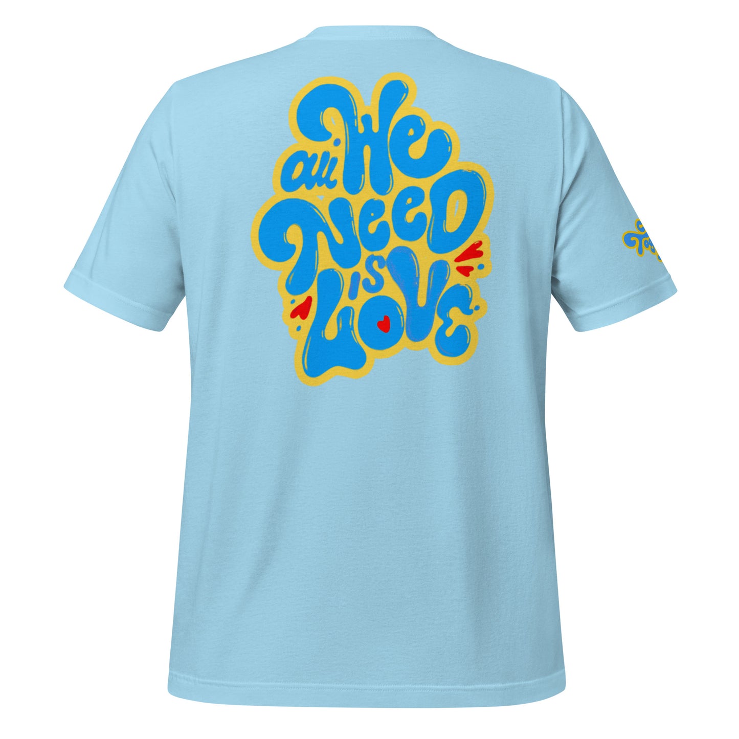 ONE LOVE Come Together ( yellow n blue) t-shirt