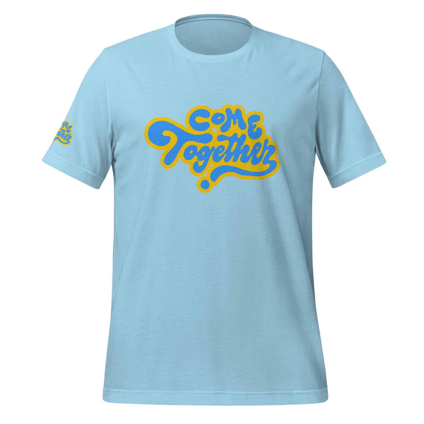 ONE LOVE Come Together ( yellow n blue) t-shirt