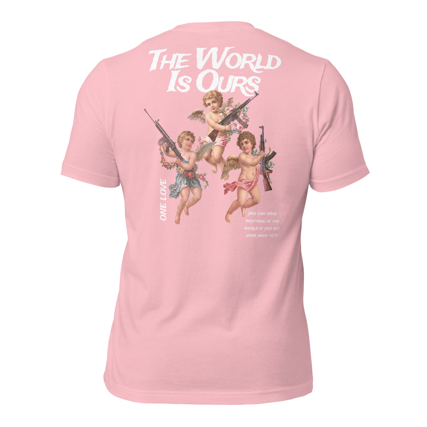 ONE LOVE THE WORLD IS OURS t-shirt