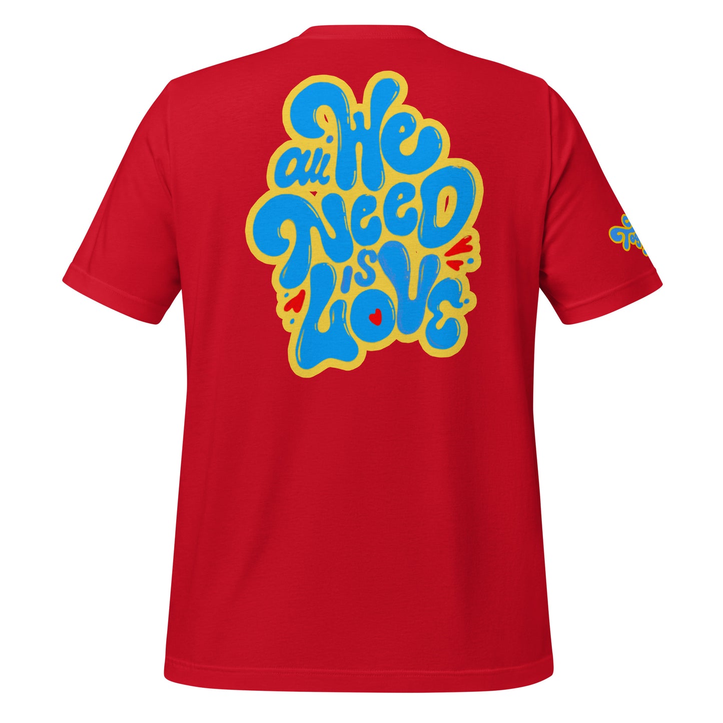 ONE LOVE Come Together ( yellow n blue) t-shirt