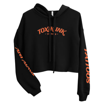 TOXIK INK ALL PAIN Crop Hoodie