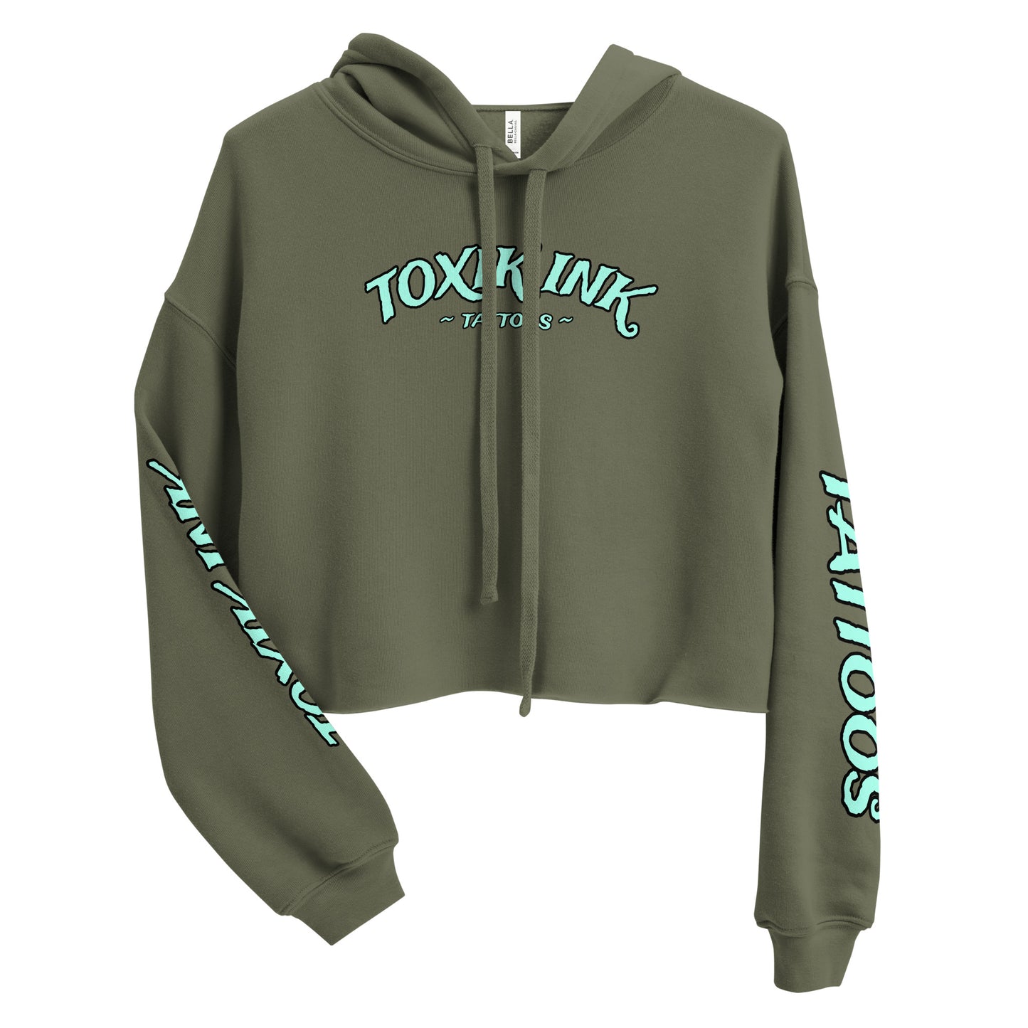 TOXIK INK Tiger Crop Hoodie