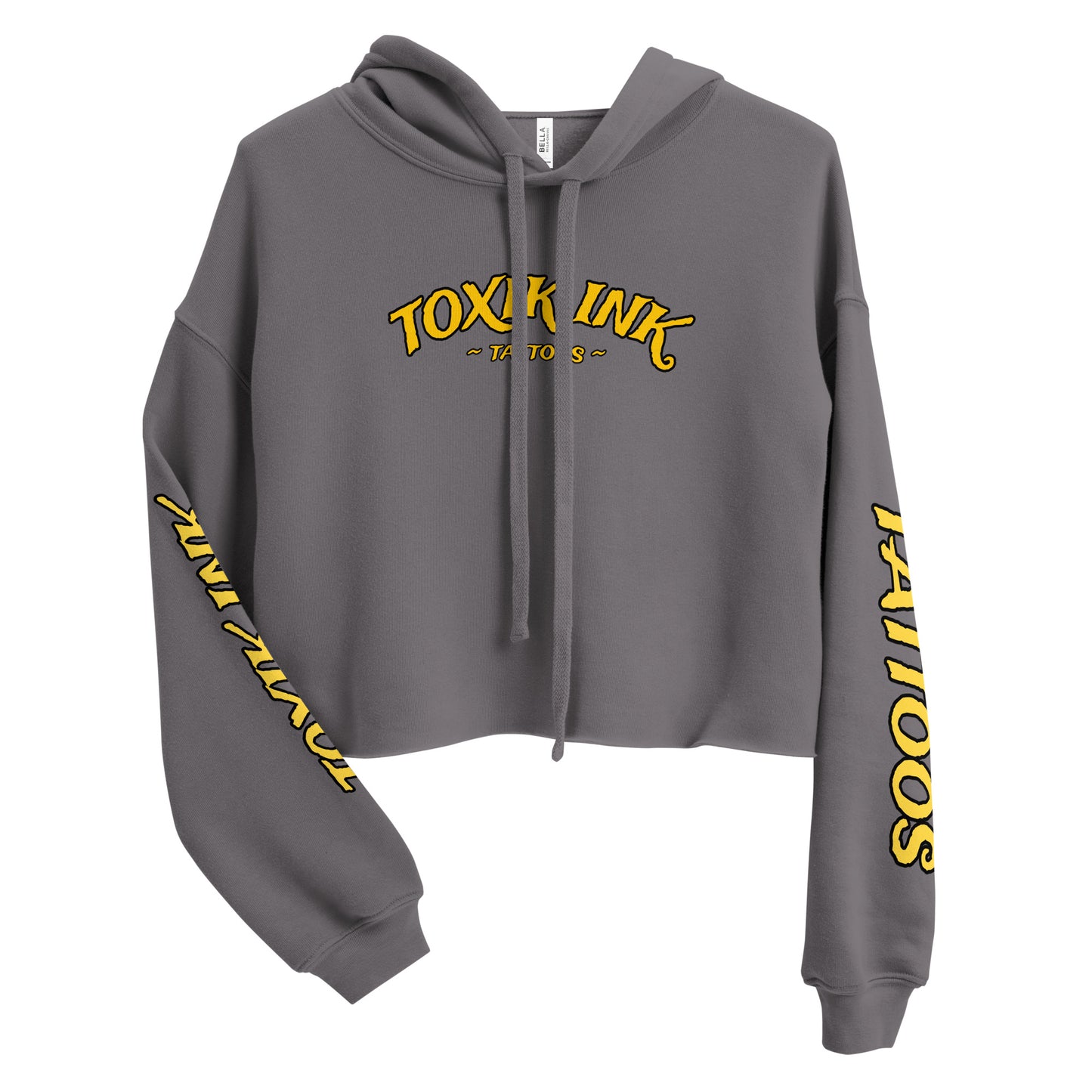 TOXIK INK LOVE Crop Hoodie