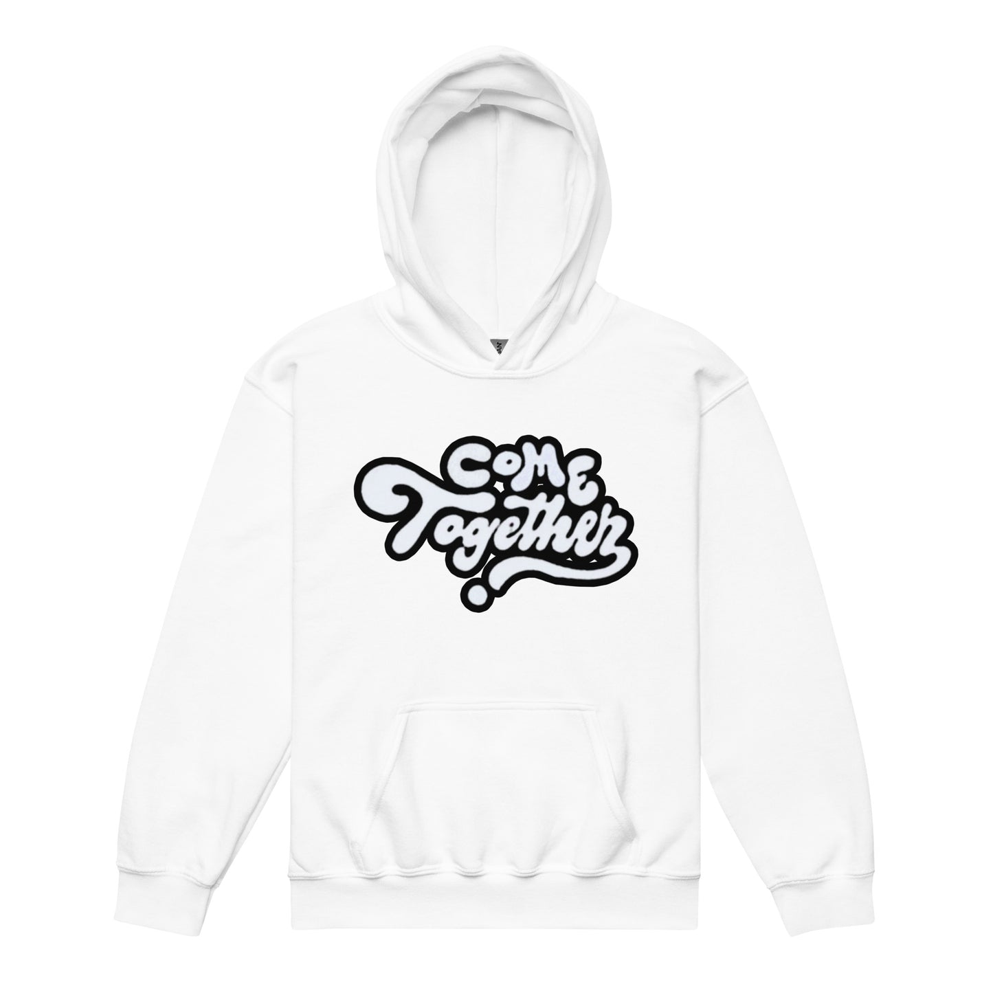 ONE LOVE Come Together ( black n white ) Youth hoodie