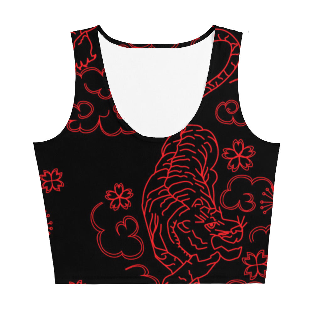 DESSINER lotus tiger Crop Top