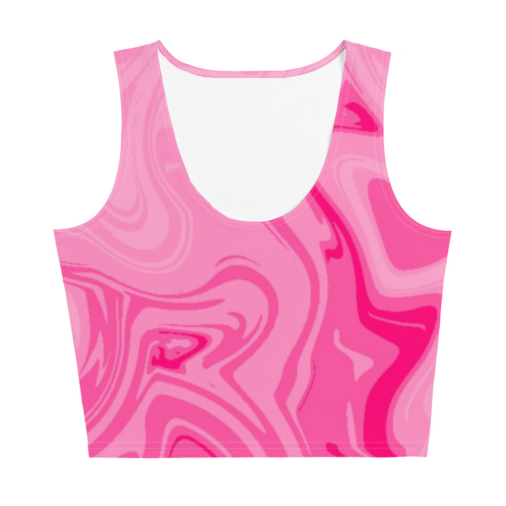 DESSINER pink cotton candy Crop Top