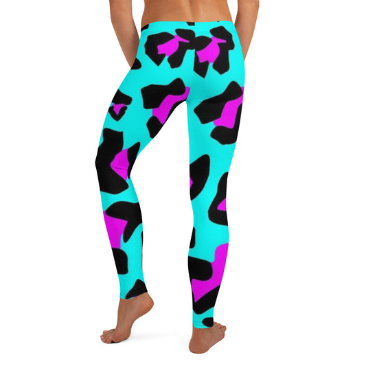 DESSINER leapord print turquoise Leggings