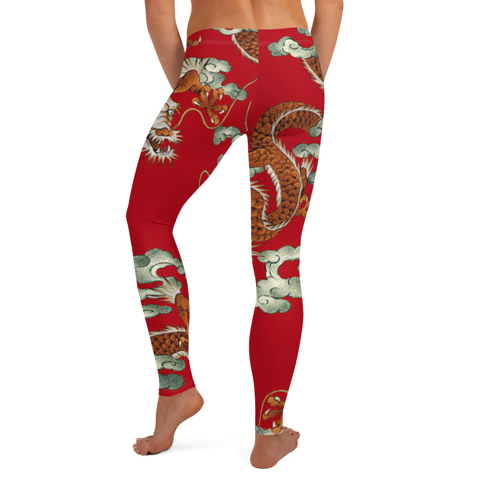 DESSINER red dragon Leggings