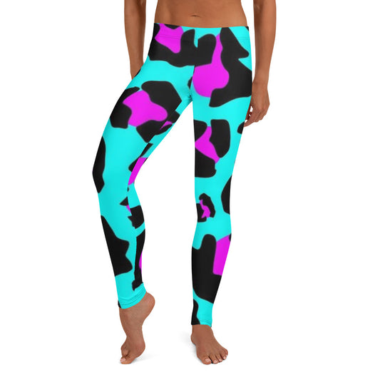 DESSINER leapord print turquoise Leggings