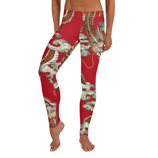 DESSINER red dragon Leggings