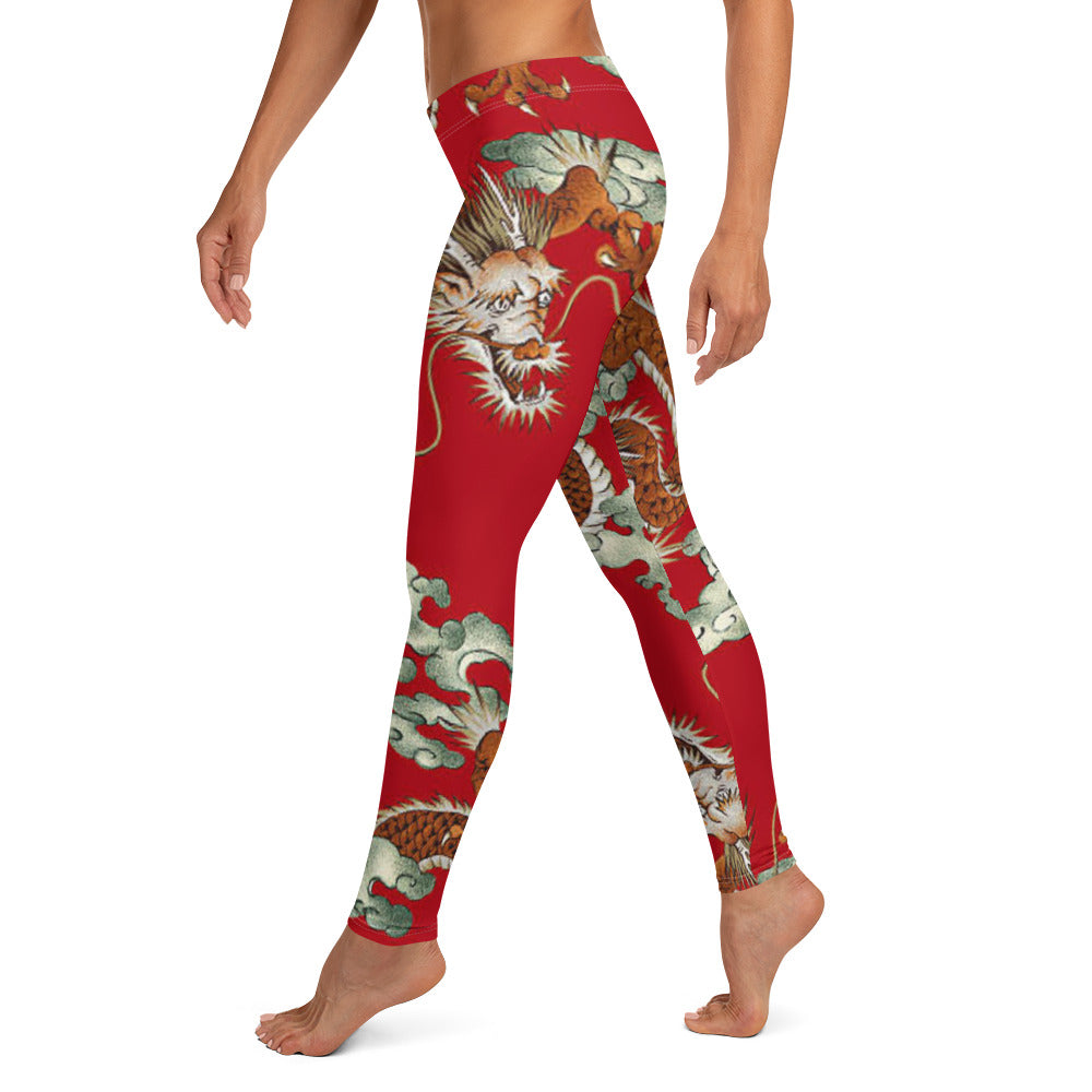 DESSINER red dragon Leggings