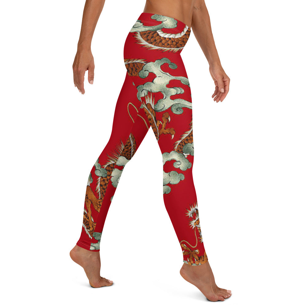 DESSINER red dragon Leggings