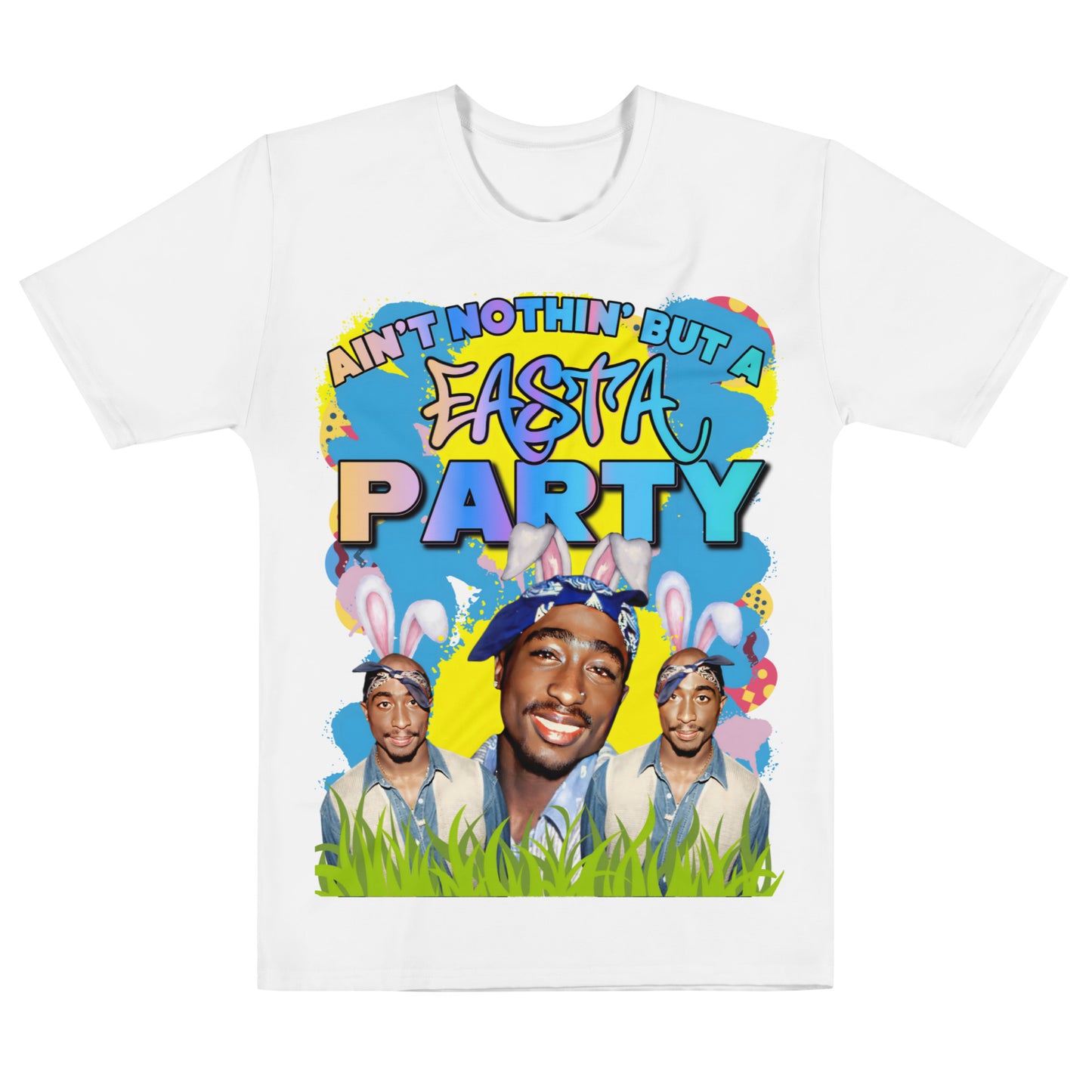 TUPAC EASTA LASHUNE ART white t-shirt