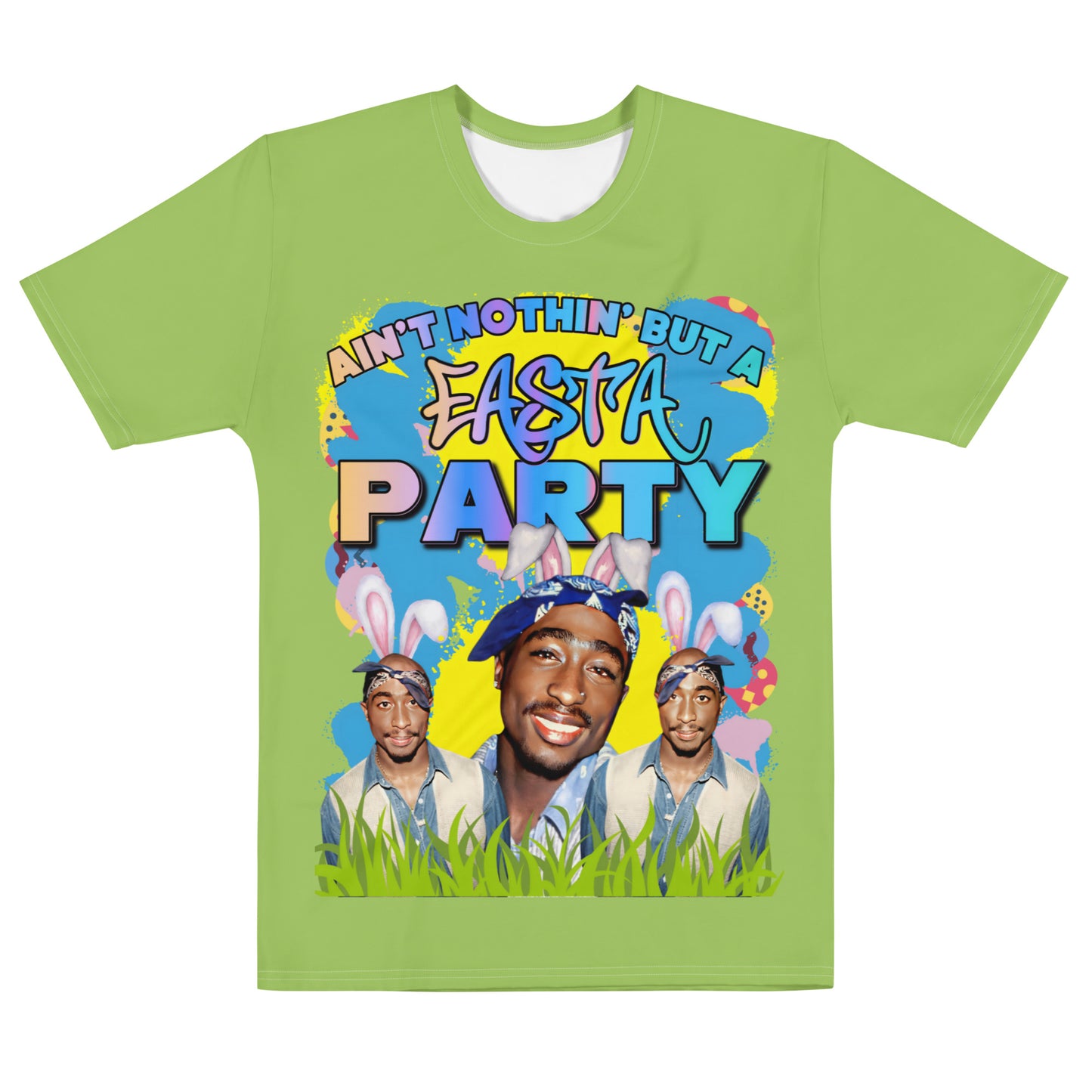 TUPAC EASTA LASHUNE ART green t-shirt