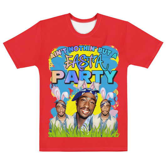 TUPAC EASTA LASHUNE ART red t-shirt