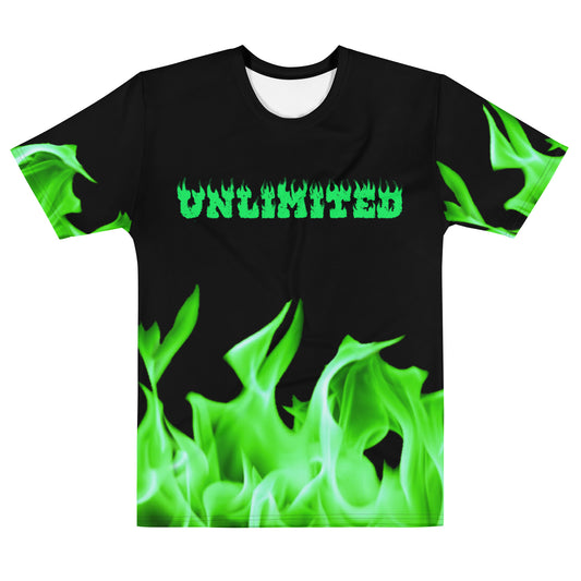 UNLIMITED green flame it’s lit Men's t-shirt