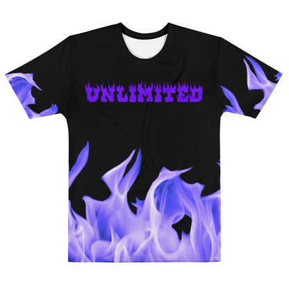 UNLIMITED purple flame it’s lit Men's t-shirt