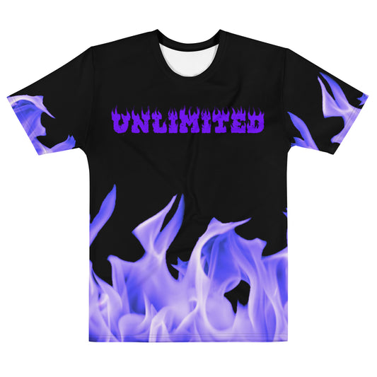 UNLIMITED purple flame it’s lit Men's t-shirt