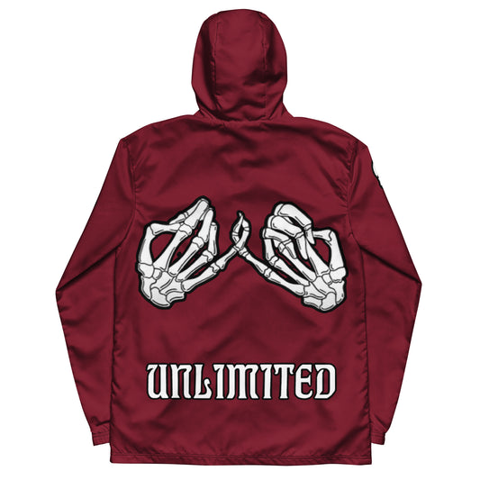 UNLIMITED burgundy Men’s windbreaker