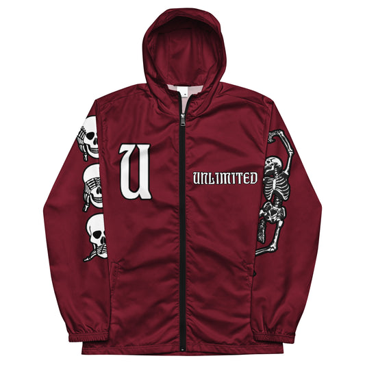 UNLIMITED burgundy Men’s windbreaker