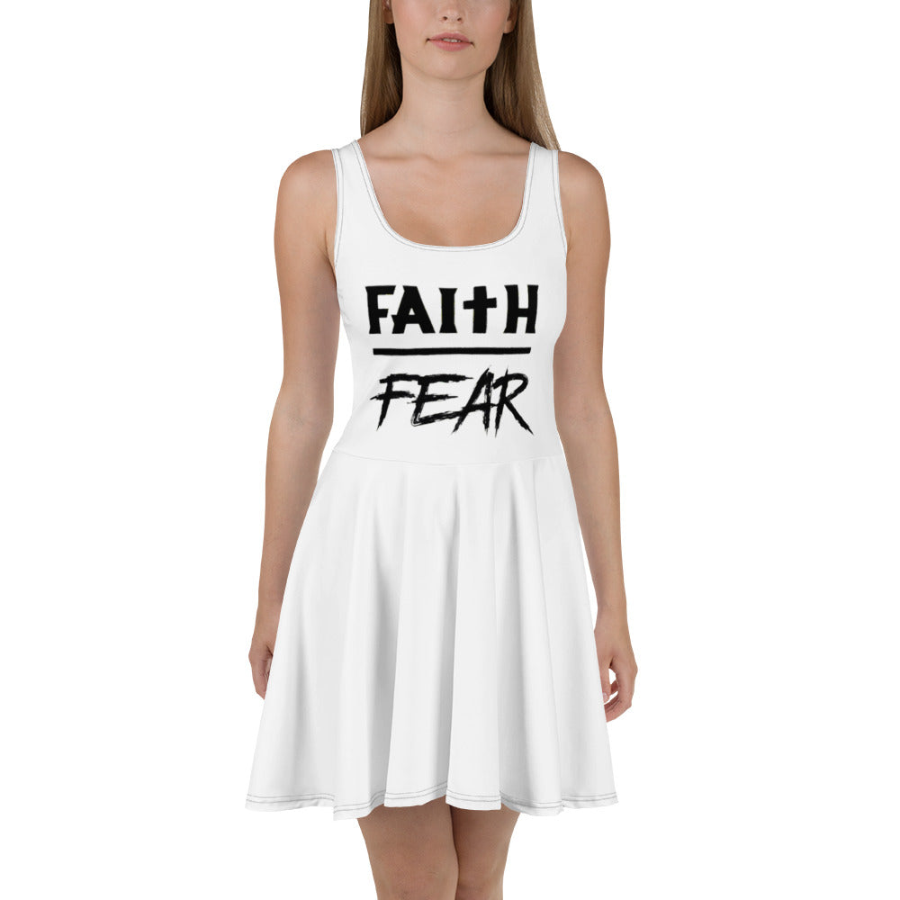 Faith Over Fear Skater Dress DDTM