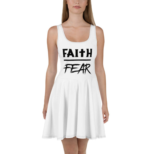 Faith Over Fear Skater Dress DDTM