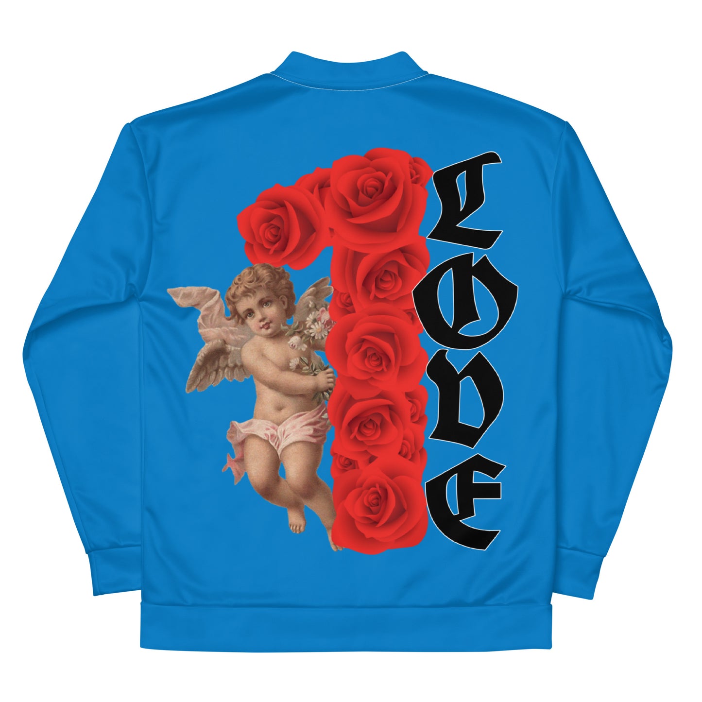 One Love Cupid blue Unisex Bomber Jacket