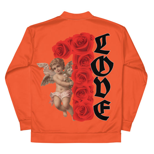 One Love Cupid orange Unisex Bomber Jacket