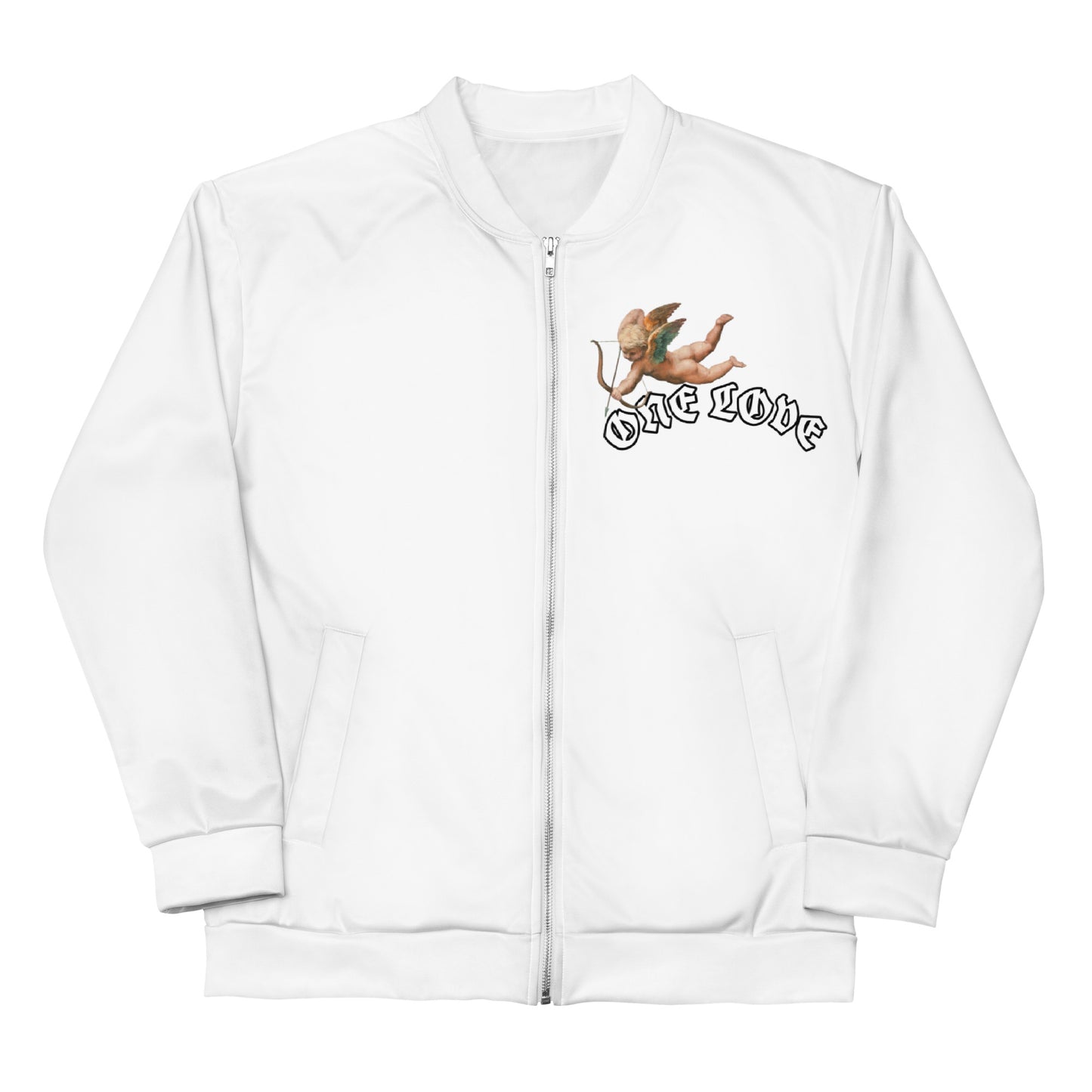 ONE LOVE Cupid Unisex Bomber Jacket