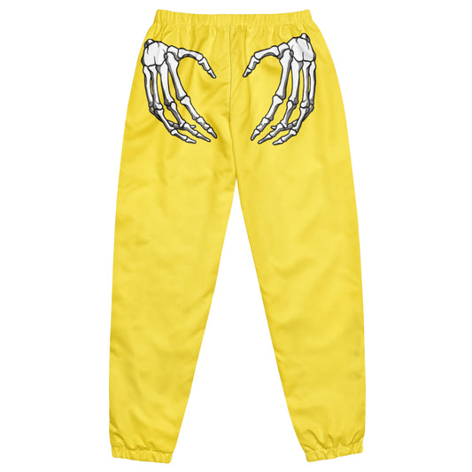 Unlimited Skeleton hands yellow Women’s Unisex track pants