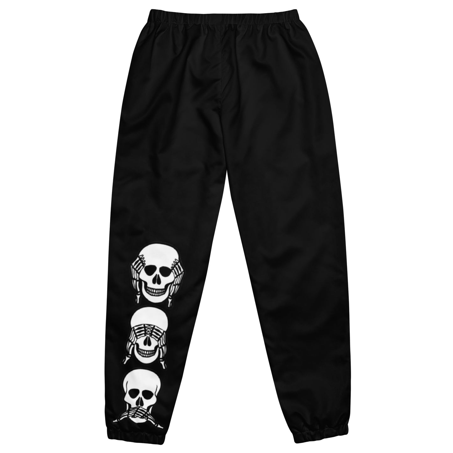 Unlimited Skeleton hands Mens black Unisex track pants