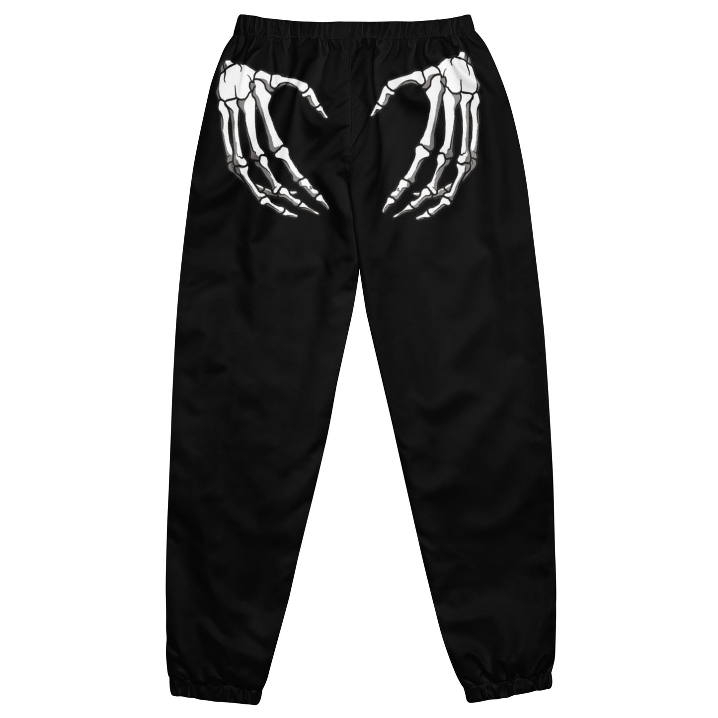 Unlimited Skeleton hands womens black Unisex track pants