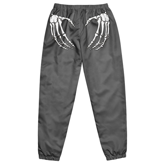 Unlimited Skeleton hands womens grey Unisex track pants