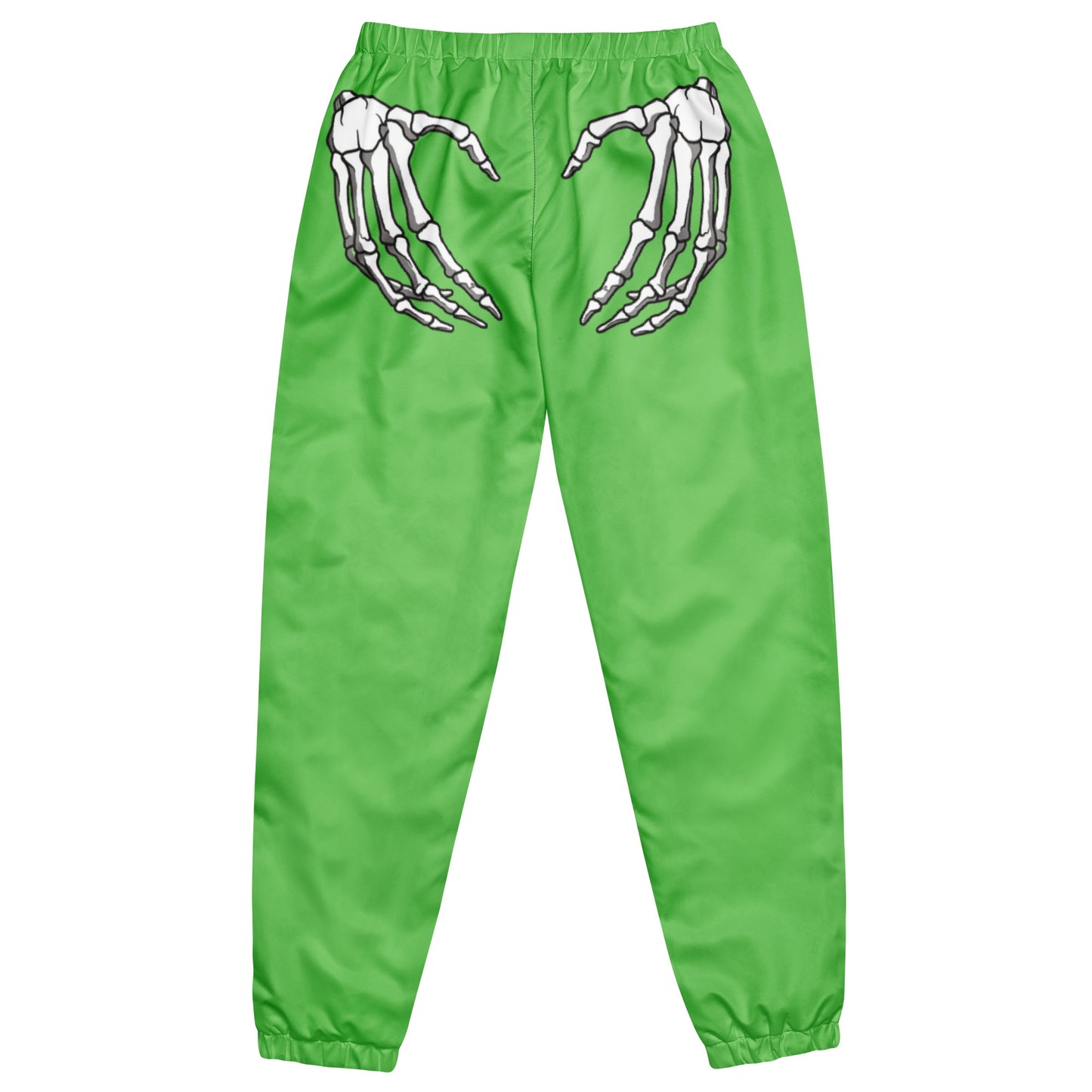 Unlimited Skeleton hands womens green Unisex track pants