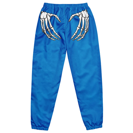 Unlimited Skeleton hands womens blue Unisex track pants