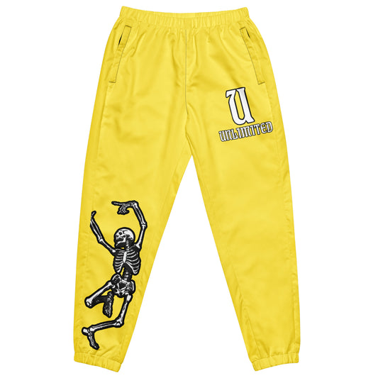 Unlimited Skeleton hands yellow Women’s Unisex track pants