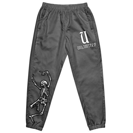 Unlimited Skeleton hands womens grey Unisex track pants