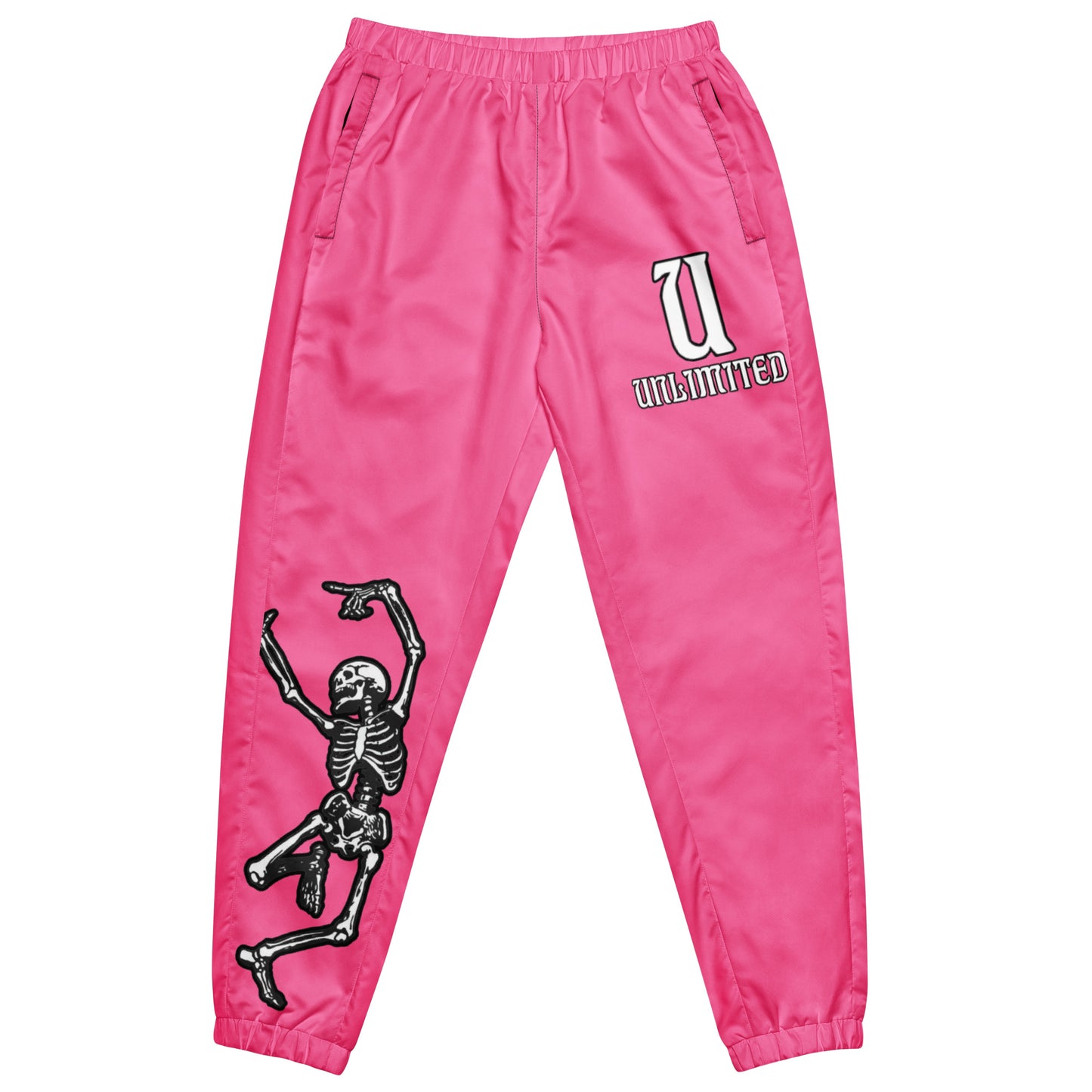 Unlimited Skeleton hands womens pink Unisex track pants