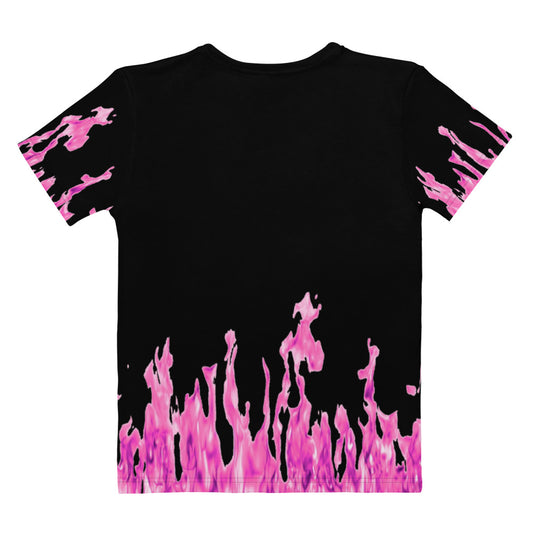 UNLIMITED pink flames it’s lit Women's T-shirt