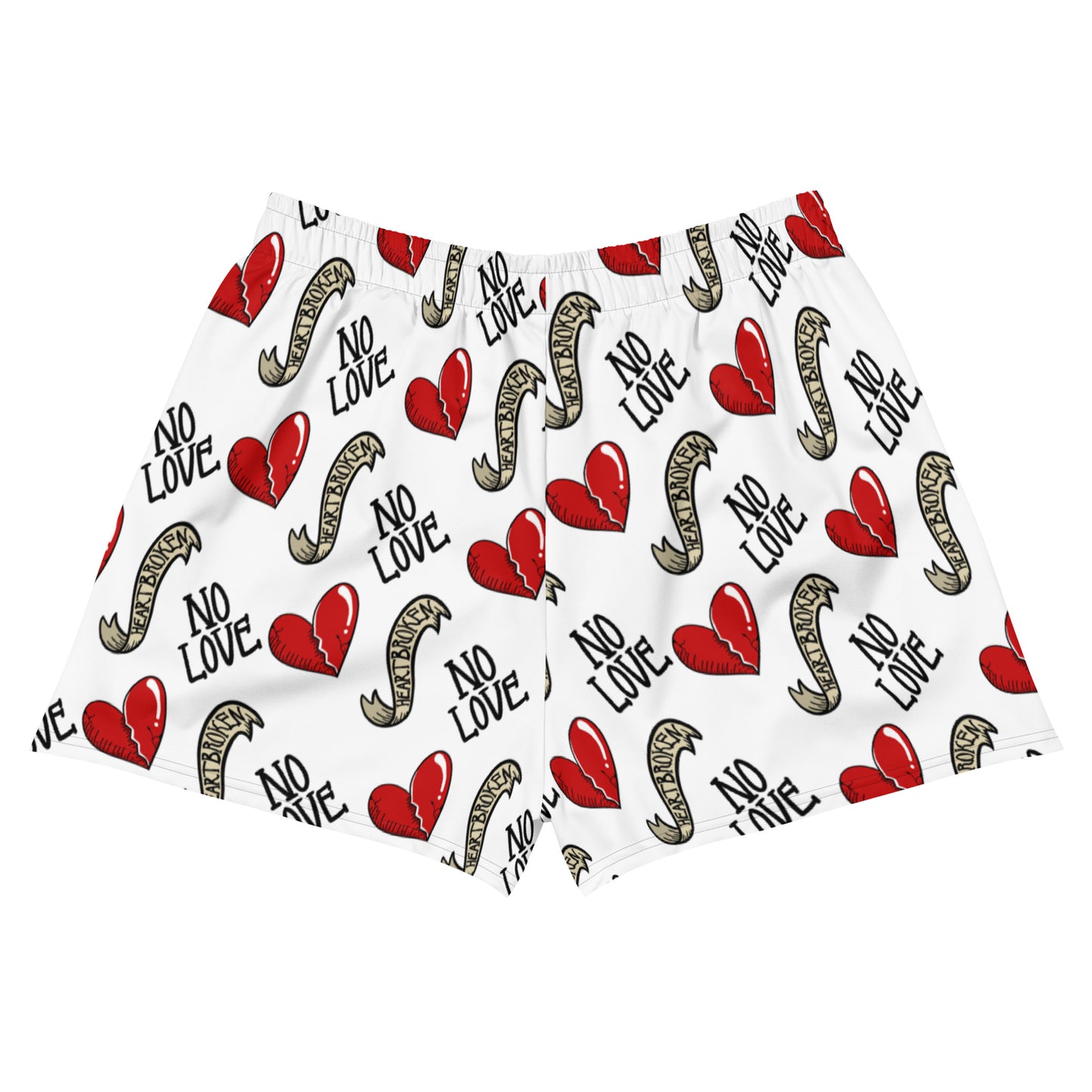 ONE LOVE Heartbroken Women’s Recycled Athletic Shorts