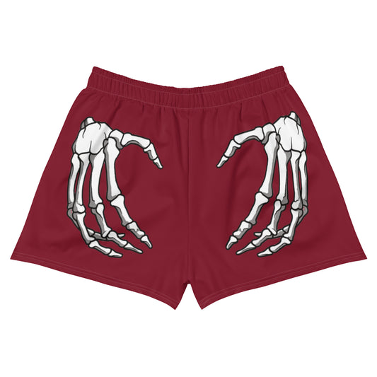 UNLIMITED burgundy Women’s Recycled Athletic Shorts