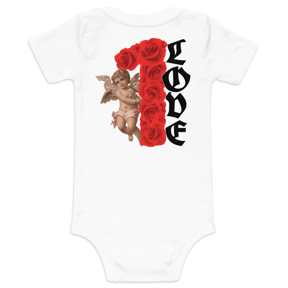 ONE LOVE Cupid Baby short sleeve one piece