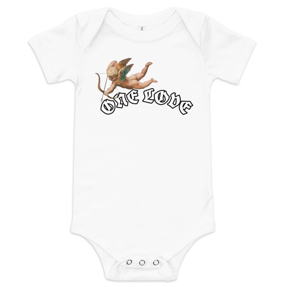 ONE LOVE Cupid Baby short sleeve one piece