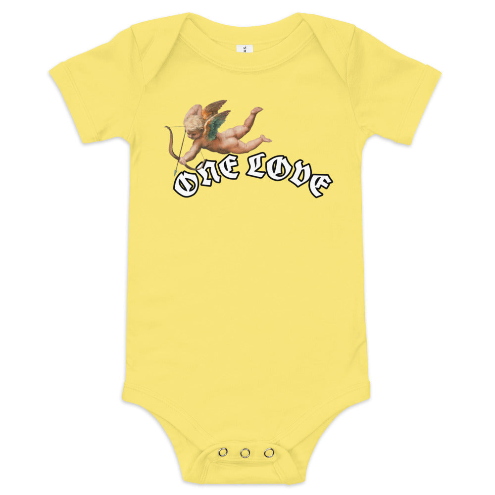 ONE LOVE Cupid Baby short sleeve one piece