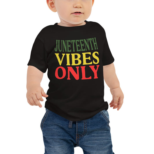 JUNTEENTH VIBES ONLY Baby Jersey Short Sleeve DDTM Tee