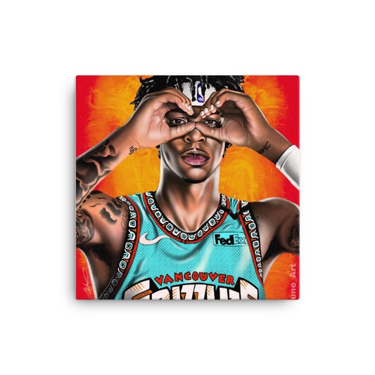 Ja Morant Canvas Lashune Art