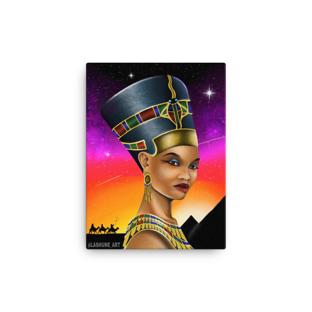 LASHUNE ART Nefertiti Canvas