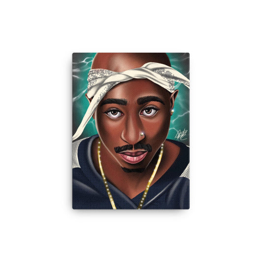 LASHUNE ART Tupac Canvas