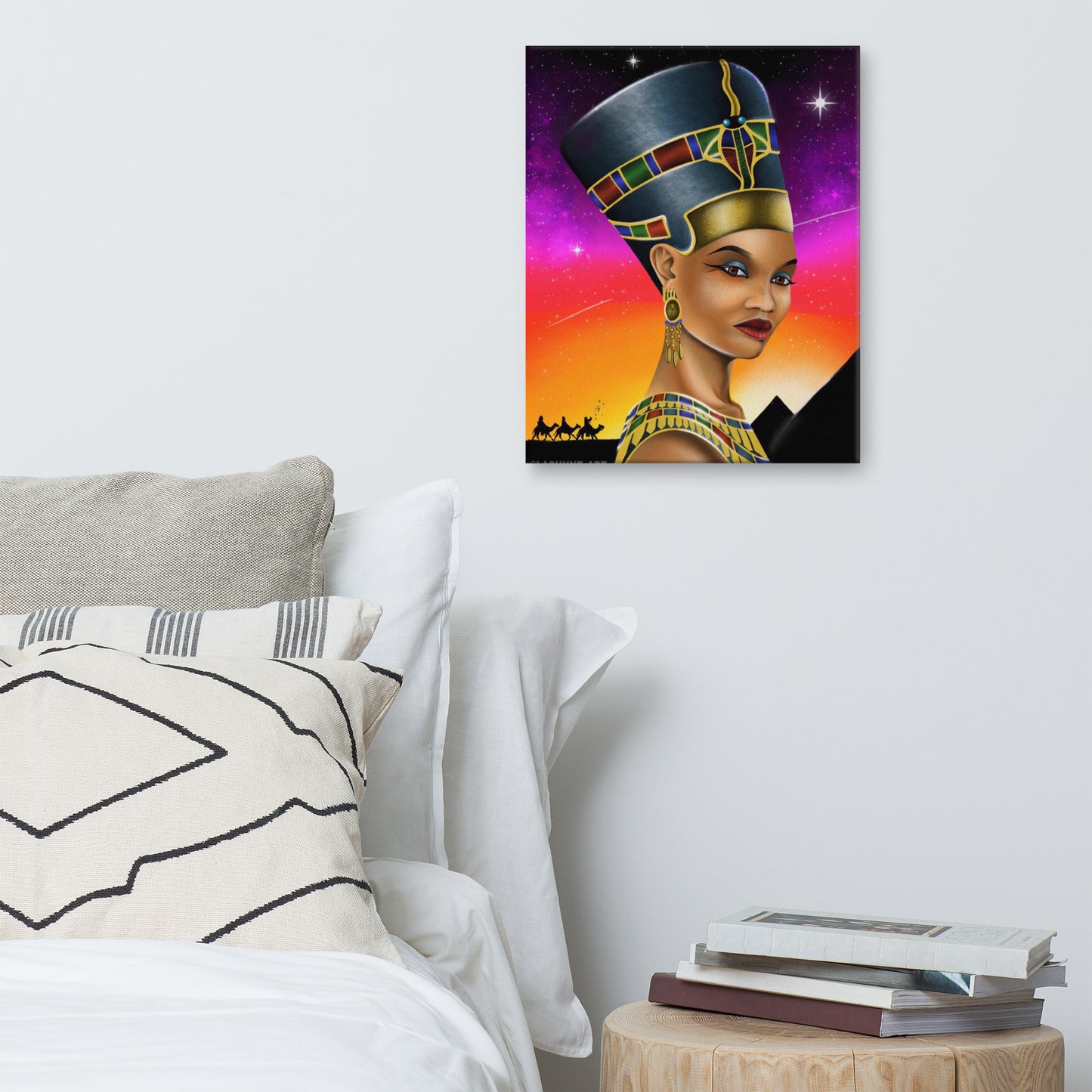 LASHUNE ART Nefertiti Canvas